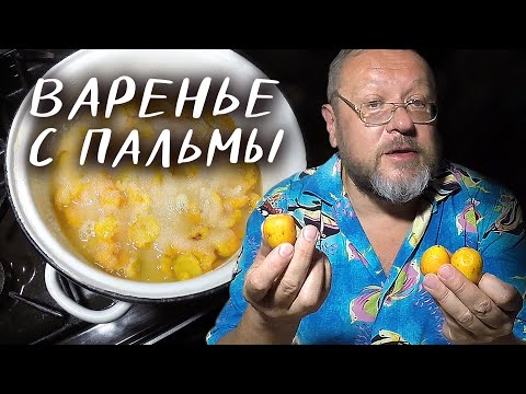 Видео: Варенье из плодов пальмы бутии головчатой (Butia capitata)