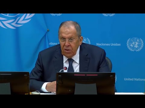 Видео: Пресс-конференция С.Лаврова по итогам недели высокого уровня 80-й сессии Генеральной Ассамблеи ООН