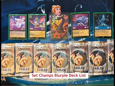 Видео: Профиль колоды Lorcana Blurple, станьте лучшим из чемпионов вашего сета!