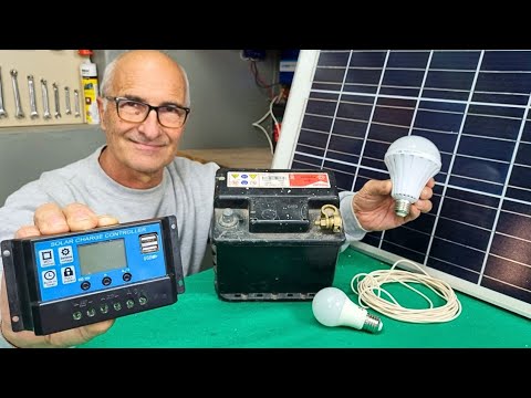 Видео: УСТАНОВКА СОЛНЕЧНОГО ПАНЕЛЯ для ОСВЕЩЕНИЯ дома