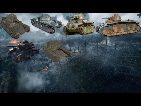 Видео: Tanks Blitz - Тяжёлые танки Франции 6 уровень
