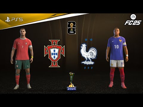 Видео: FC 25 — Португалия против Франции | Финал чемпионата мира 2026 | Эпическое противостояние К. Рона...