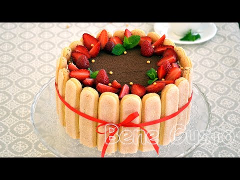 Видео: Торт клубничный Тирамису | Легкий десерт без выпечки