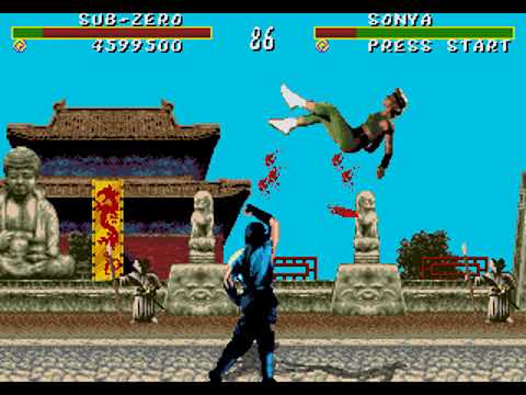 Видео: Mortal Kombat PART 4 Sub - Zero Прохождение игры