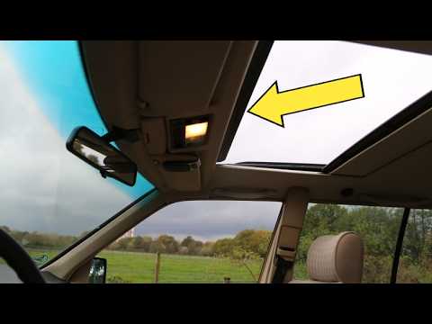 Видео: Мерседес 124 и 190 ремонт дефлектора, направляющей люка