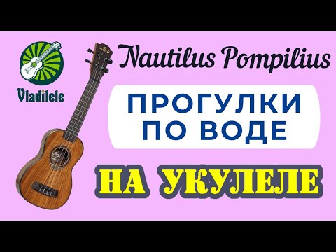 Видео: NAUTILUS POMPILIUS - ПРОГУЛКИ ПО ВОДЕ разбор на укулеле