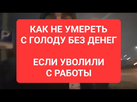 Видео: УВОЛИЛИ С РАБОТЫ В МОСКВЕ? Как не умереть с голоду без денег и работы, подработки для студентов