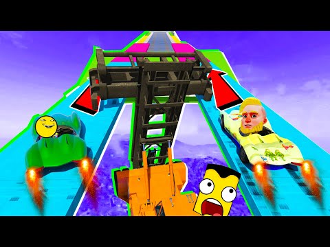 Видео: БЕЗ НИХ Я БЫ НЕ ДОБРАЛСЯ ДО ЧЕКПОИНТА! | КООПЕРАТИВНЫЙ СКИЛЛТЕСТ в GTA 5 Online