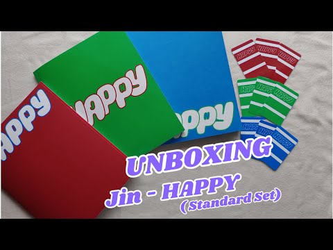 Видео: UNBOXING: Jin - HAPPY ( Standard Set) \ Распаковываем сольный альбом Джина - Хэппи..
