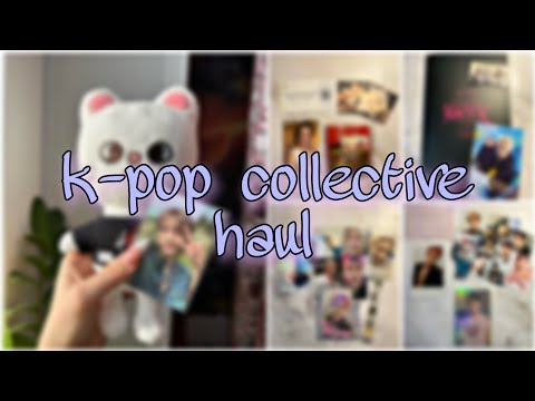 Видео: 💜k-pop collective haul💜|| распаковка мерча стрэй кидс^^