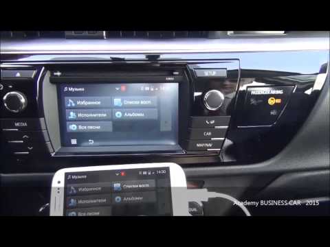 Видео: MirrorLink - Функции смартфона на мультимедийном устройстве Toyota Touch 2.