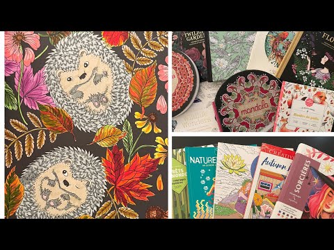 Видео: Раскрашенное за Октябрь 2025/ Completed coloring pages October 2025