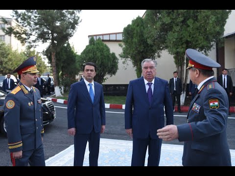 Видео: Ифтитоҳи бинои нави Дастаи алоҳидаи таъиноти махсуси милитсия “Шоҳин”-и Раёсати ВКД
