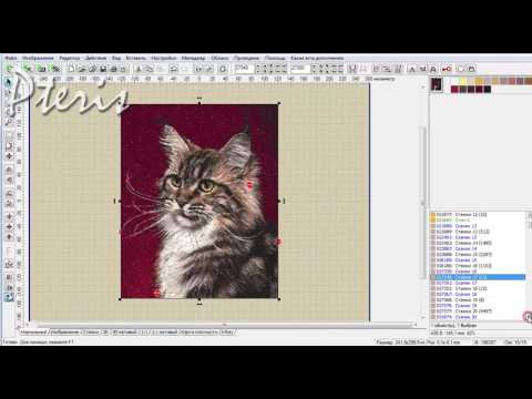 Видео: Обработка дизайна фотовышивки в программе Embird