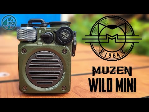 Видео: ЭТО ШОК ! Muzen Wild Mini Металлическая МИНИ Bluetooth Колонка в РЕТРО-Стиле Милитари, Обзор и тесты