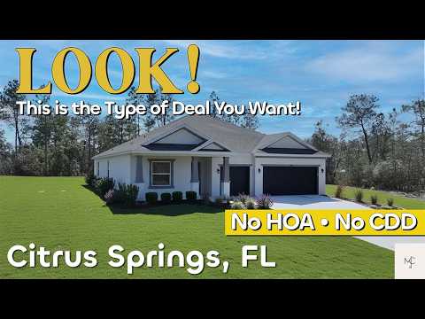 Видео: Новый дом на участке почти 1 акр | Узнайте, что возможно в Ситрус-Спрингс, Флорида! Экскурсия по ...