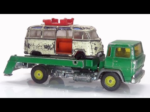 Видео: Индивидуальный дизайн старых моделей Siku Tempo Matador и Magirus Deutz.