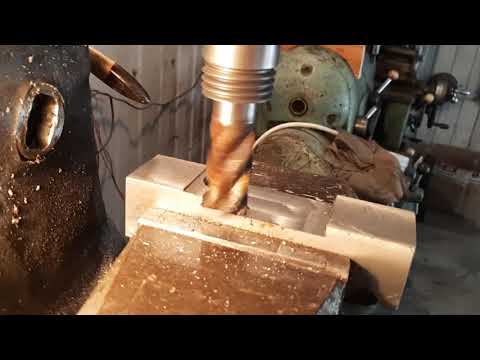 Видео: фрезеровка на нгф 110 ш4 самодельная вфг