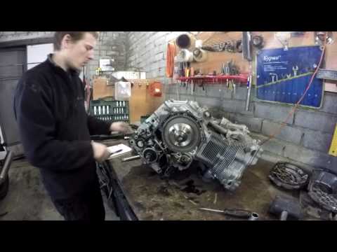 Видео: Полная разборка воздушно-масляного двигателя мотоцикла Suzuki GSX. Выпуск №4