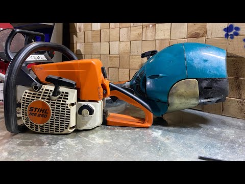 Видео: STIHL MS 250 2003г. и Makita , топливное голодание.