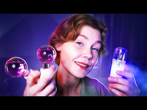 Видео: 😴 АСМР расслабляющий массаж лица и шеи ┃ASMR face and shoulder massage