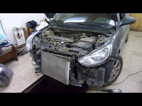 Видео: Hyundai Solaris  Почему не работает кондиционер и перегревается мотор.