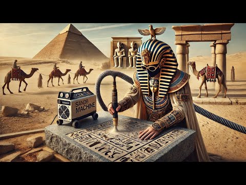 Видео: Так строили: Обработка гранита пескоструем - Эксперимент 