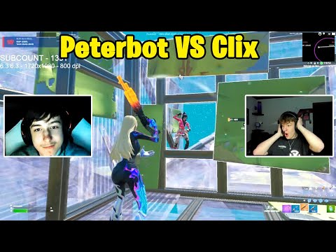 Видео: Peterbot VS Clix: токсичные бои 1 на 1!