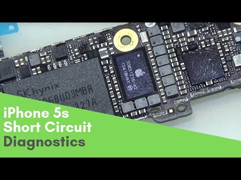 Видео: iPhone 5s не включается, потребление 700мА. Ремонт