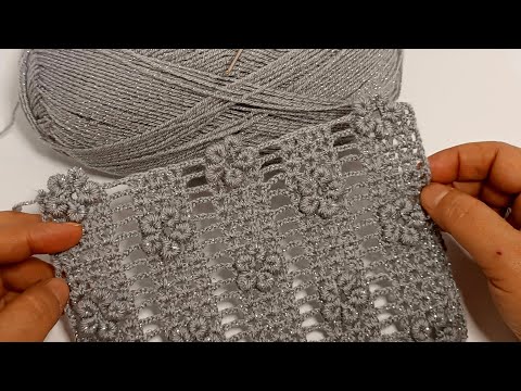 Видео: ИДЕАЛЬНО👌 Необычный узор крючком! очень простой и элегантный новый дизайн