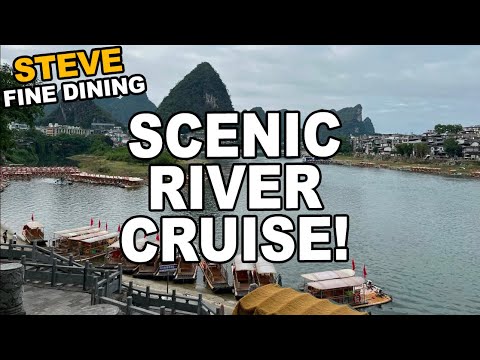 Видео: Прекрасный живописный речной круиз в Яншо, Гуанси