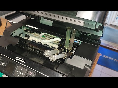 Видео: Принтер Epson полная диагностика, промывка печатающей головки, не печатает