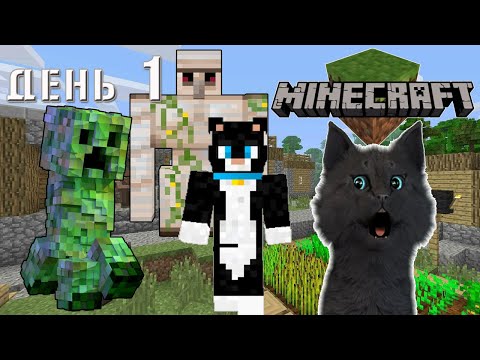 Видео: Minecraft Супер Кот  ВЫЖИВАНИЕ 100  ДЕНЬ 1