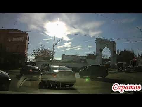 Видео: Саратов от ул Политехническая до ул Чернышевского через ул Рабочая 27 января 2023 года