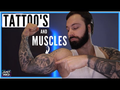 Видео: Стоит ли делать татуировку ДО наращивания мышц? Растяжение, деформация и васкуляризация