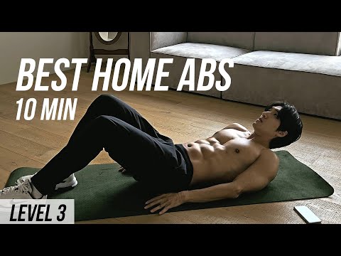 Видео: ЛУЧШАЯ 10-минутная домашняя тренировка пресса (уровень 3) BEST 10 Minute Home ABS Workout (Level 3)