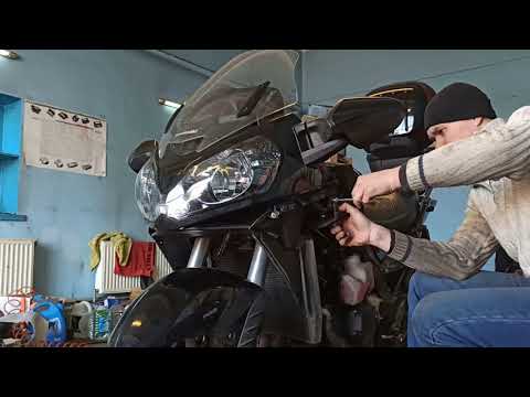 Видео: Газ на мотоцикл проект второй Kawasaki GTR 1400 Concourse