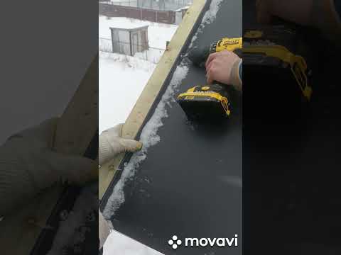 Видео: Фальцевая кровля.Просто!!! Самый быстрый Монтаж кровли Клик-Фальц.как не следует делать!