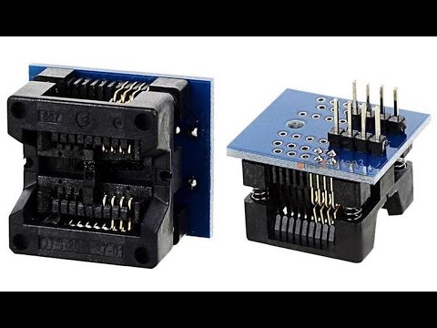 Видео: Адаптеры SOP8 на DIP8, 150mil и 200mil (быстросъёмные)