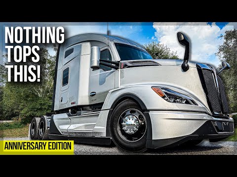 Видео: Лучший в линейке HDT RV Hauler. ПОЛНЫЙ ТУР! // Kenworth T680 2024 года, юбилейная версия, 100 лет