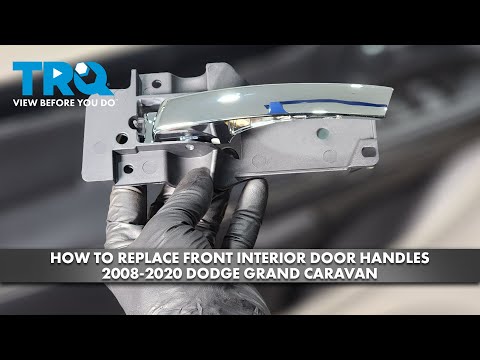 Видео: Как заменить ручку передней внутренней двери Dodge Grand Caravan 2008-2020