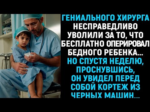 Видео: Гениального врача несправедливо уволили за то, что бесплатно спас жизнь бедному ребенку. А позже..