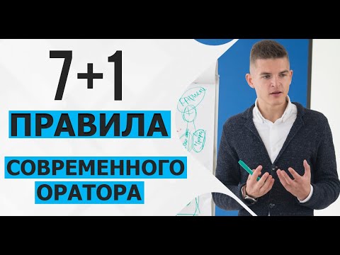 Видео: Правила ораторского искусства. Публичные выступления