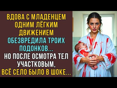 Видео: Вдова с младенцем обезвредила троих подонков    Но участковый был в шоке, когда    ИСТОРИИ ИЗ ЖИ