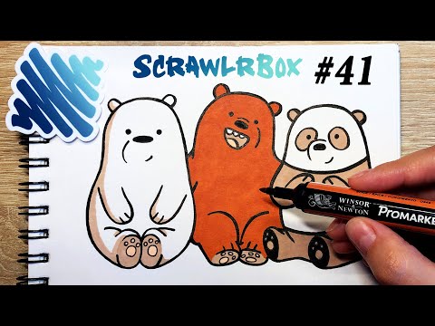 Видео: ТРИ МАРКЕРА от PROMARKER WINSOR & NEWTON | ScrawlrBox #41