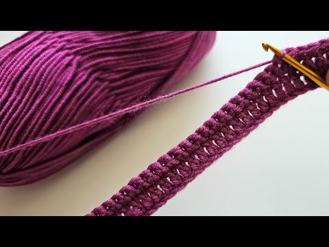 Видео: необычный узор вязания крючком. простое вязание крючком для начинающих