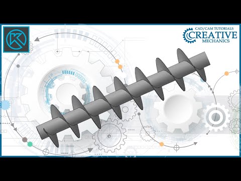 Видео: Уроки  Компас 3D.Шнек