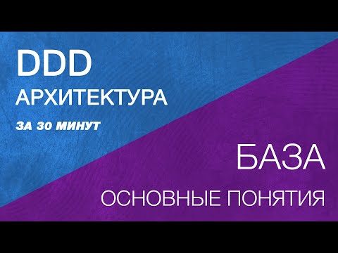 Видео: DDD архитектура база. Domain Driven Design архитектурный подход.
