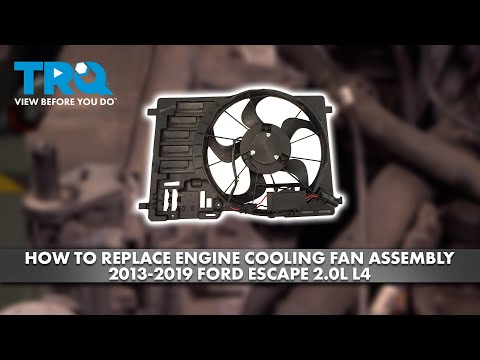 Видео: Как заменить вентилятор охлаждения двигателя Ford Escape 2.0L L4 2013-2019