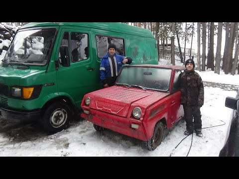 Видео: Мотоколяска СССР .Купили СМЗ СЗД .